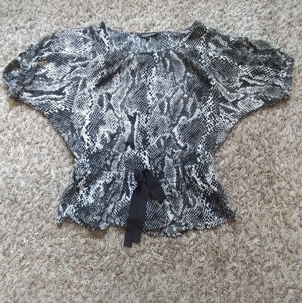 Snake Print Top